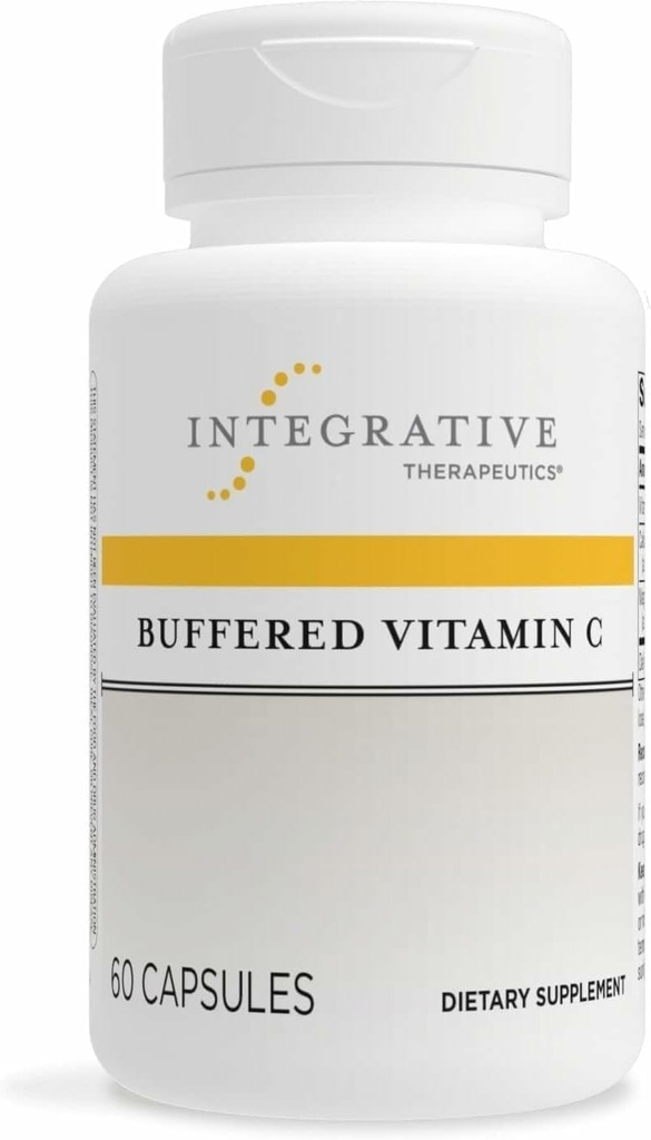Integrative Θεραπευτικά Buffered Vitamin C - Αντιοξειδωτικό συμπλήρωμα υποστήριξης για υγιή δέρμα & συνδετικούς ιστούς* - Vegan & Gluten-free - 60 κάψουλες (60 εξυπηρετούν)