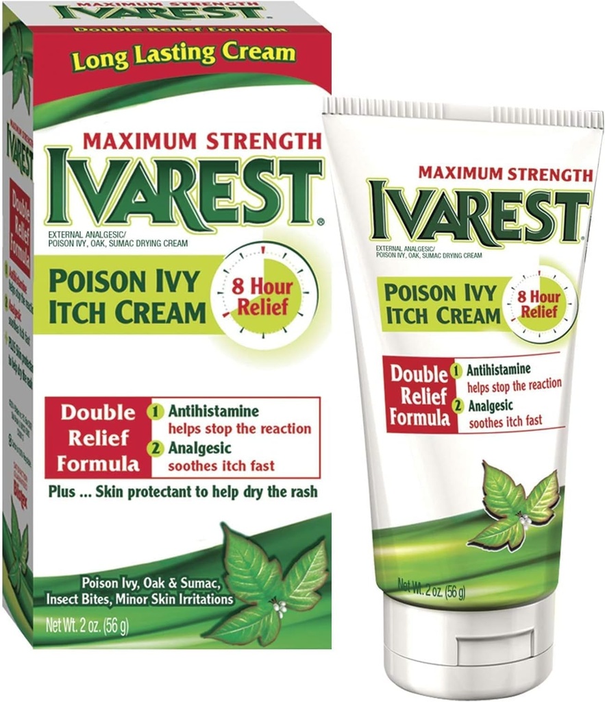 Ivarest 8 Hour maksimum Güçlü Anti - Itch Cream - 2 Oz/Pack, 2 Pack
