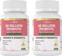 Kadınlar için Probiyotikler ve Prebiyotikler pH Denge & Digestion - 60 Milyar Vaginal Probiyotik ile Gut, Urinary, Immune Health, Vegan & Non-GMO | 180 Capsules