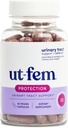 UT-Fem Protection - Kadınlar için Urinary Tract Savunması, 3in-1 Günlük Savunma Formülü Urinary Tract Health, D-Mannose, Cranberry + Hibiscus, Natural Supplement - 60 Vegan Capsules