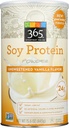 365 Günlük Değer, Soy Protein Toz, Unsweetened Vanilla Flavor, 15.63 oz