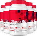 (5 Pack) GlucoBio Capsules, Resmi Gluco Bio Blood Support Supplement, All Natural Formula to Support General Health and Wellness, Premium Vitamin Pills, GlucoBio İncelemeleri (300 Capsules)