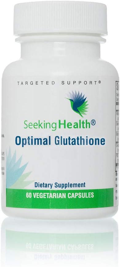 Seeking Health | Optimal Glutathione Capsules | Vegan Supplement | Antioksi Supplement | 100 mg of Glutathione As S-Acetyl per Capsule | 60 Hizmetler