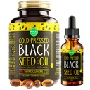 Maju Superfoods Black Seed Oil 2 oz ve Black Seed Oil Capsules
