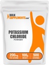 BulkSupplements.com Potassium Chloride Powder - Salt Substitute, Potassium Salt - Gluten Free, 200mg per Serving, 100g (3.5 oz) (Pack of 1)