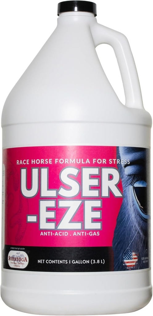 UlserEze - Saratoga Veteriner Ürün Tarafından Anti Asit Anti Gas Stres için At Formula