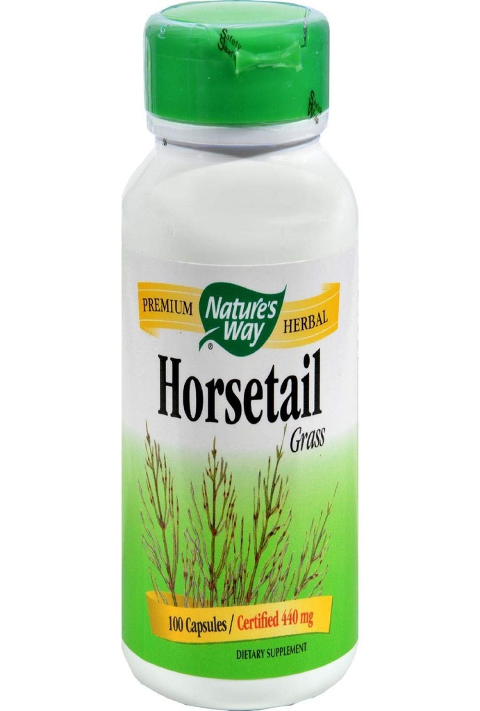 Natures Way Horsetail Grass, 440mg, 100 Κάψουλες, Συσκευασία των 2
