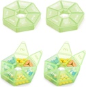 Haftalık Pill Organizer Büyük 7 Gün Pill Box Organizer Günlük Tıp Vakasını Vitamin Balık Yağı Pills Supplements Arthritis Friendly