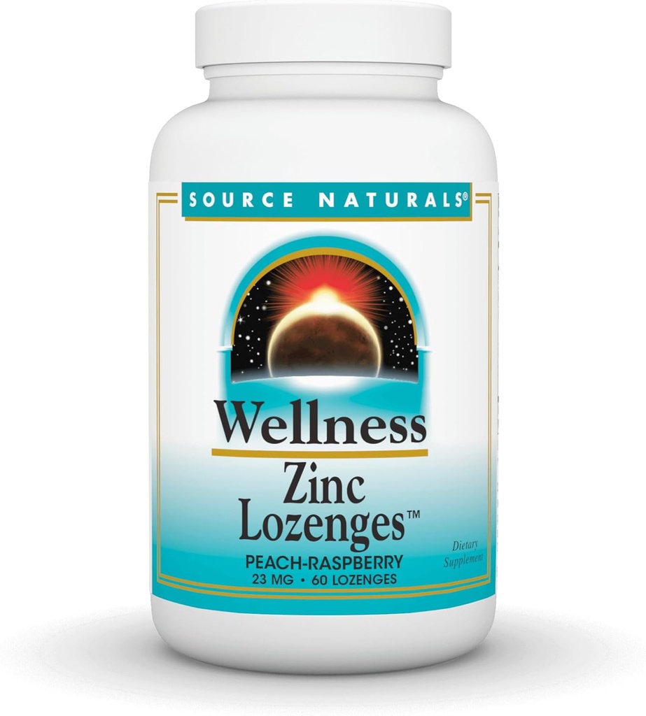 Source Naturals Wellness çinko Lozenges - 60 Lozenges