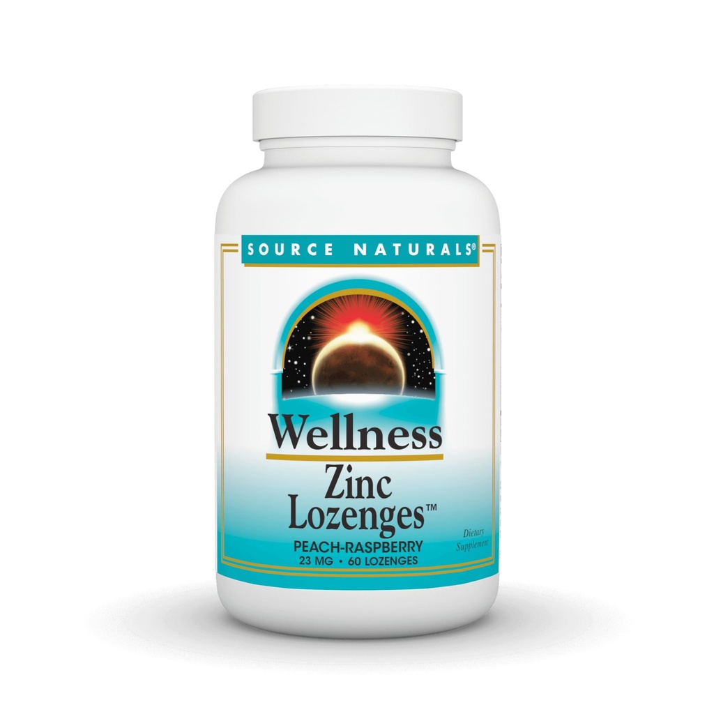 Source Naturals Wellness çinko Lozenges - 60 Lozenges