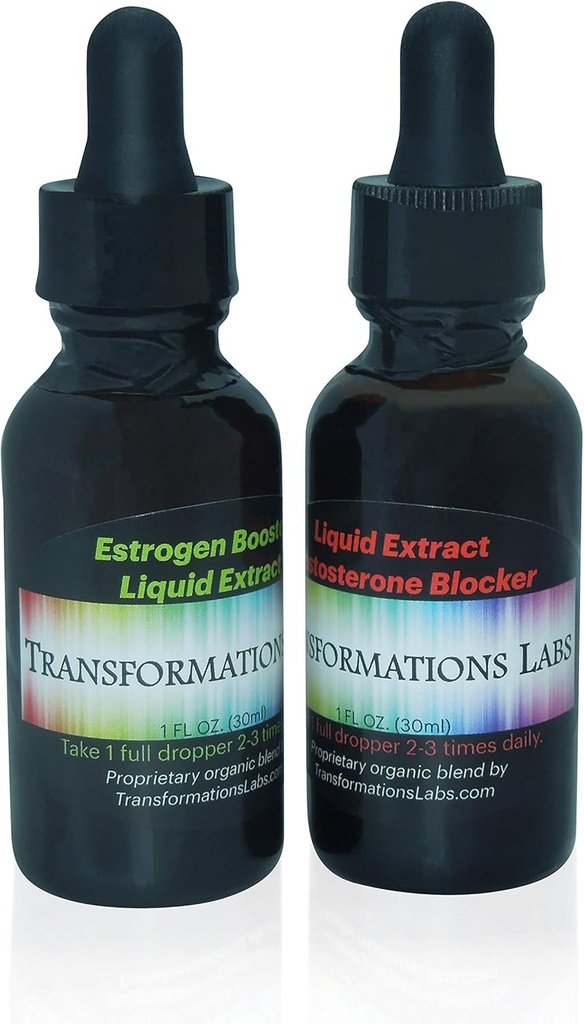 MTF E-Booster & T-Blocker υγρά εκχυλίσματα μεταβατικό κιτ Transgender ~ Twin Pack