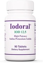 Optimox Iodoral 12.5 mg Supplement - Iodine Supplement, Yourroid Support for Women and Men, Lugol Çözüm Pills, Piyal Iodide Tabletleri, Daily Mineral Kompleksi - 90 Count