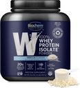 Biochem Whey proteini Isolate Toz - Vanilla Flavor, 20 Grams per Service, Grass Cows, Non-GMO, Vegetarian, No Yapay Flavors or Sweeteners - Supports Kas Mass & Performance