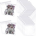 72 Adet Pill Pouch Çantası Ölmüş Pill Pouch Reusable Pill Baggies Clear Plastik Pill Çanta Self Sal Travel Medicine Organizer Storage with Slide Lock for Cod Liver Oil, Pills and Small Elements