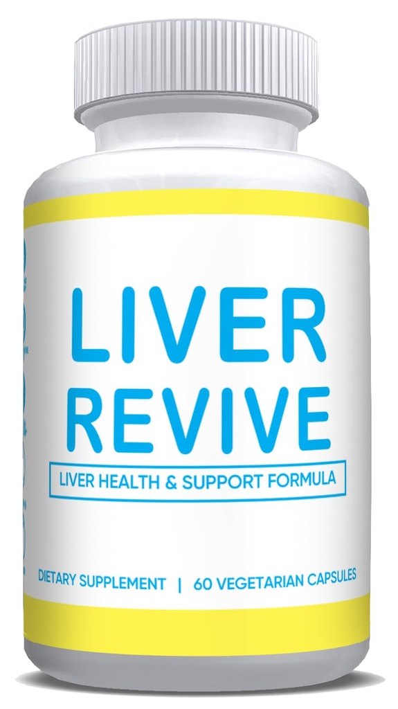 Liver Revive Natural Detox, Cleanse & Support Formula Tamir w / Artichoke, Milk Thistle, Dandelion Root, Beetroot, Milk Thistle Liver Defense Supplement Health Liver Function 60 Vegetarian Capsules