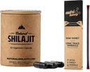 Doğal Shilajit Capsules (1-2 Ay Supply) - 60 Kont & Shilajit Honey Sticks - Natural Shilajitwear Karma with Raw Honey (7 Sticks)