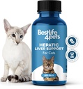 Cats Dissolvable,Homeopathic, Digestive Feline Supplement for Liver Detox and Nutrient Abxia 100% All Natural, Easy to Give, Free of Chemical ormixs, 400 Pills