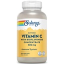 SOLARAY Buffered Vitamin C 500mg - με Bioflavonoids, Rose HIPS και Acerola Cherry - Συμπλήρωμα Ανοσολογικής Υποστήριξης - Εύκολη στο Digest, Vegan, Εργαστήριο Επαληθευμένο, 60-Ημέρες Εγγύηση - 250 Μερίδες, 250 VegCaps