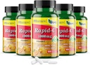 Amerika Medic & Science Rapid-C 1000 mg Vitamin C Supplement (5 100 Tablet Paket) Enerji ATM, Günlük Immune Sistem Desteği, Antioksi | Vegan, Non-GMO, Yetişkin Erkekler ve Kadınlar için Ascorbik Asit