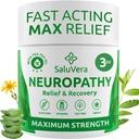 Neuropati Ağrısı Krem - Ayak için en güçlü Nerve Ağrı Reliever for Foot, Toes, Hands, Legs with Aloe Vera, Arnica, MSM Vitamin B6, and Menthol for Fast-Acting Relief 3oz
