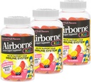 500 mg Vitamin C + çinko Immune Support Supplement Gummies for Kids, Assorted Fruit Flavor, Gluten Free Crafted Mix with Powerful Antioksis Vitamins C & E, 42 Gummies (3 Pack)
