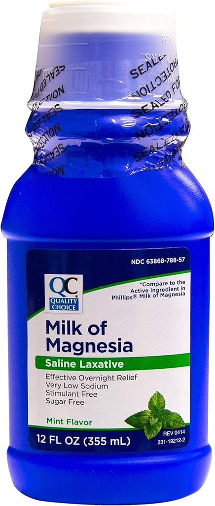 Magnesia Mint Flavor 12 Fl Oz'un Kalite Seçim Sütü ( Borges)