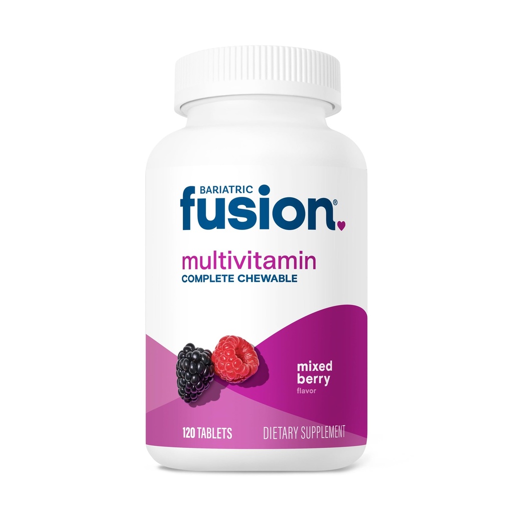 Bariatrik Fusion Karma Berry Bariatric Multivitamin For Bariatrik Cerrahi Hastaları Gastrik Bypass ve Kol Gaztrektomi, 120 Tablet