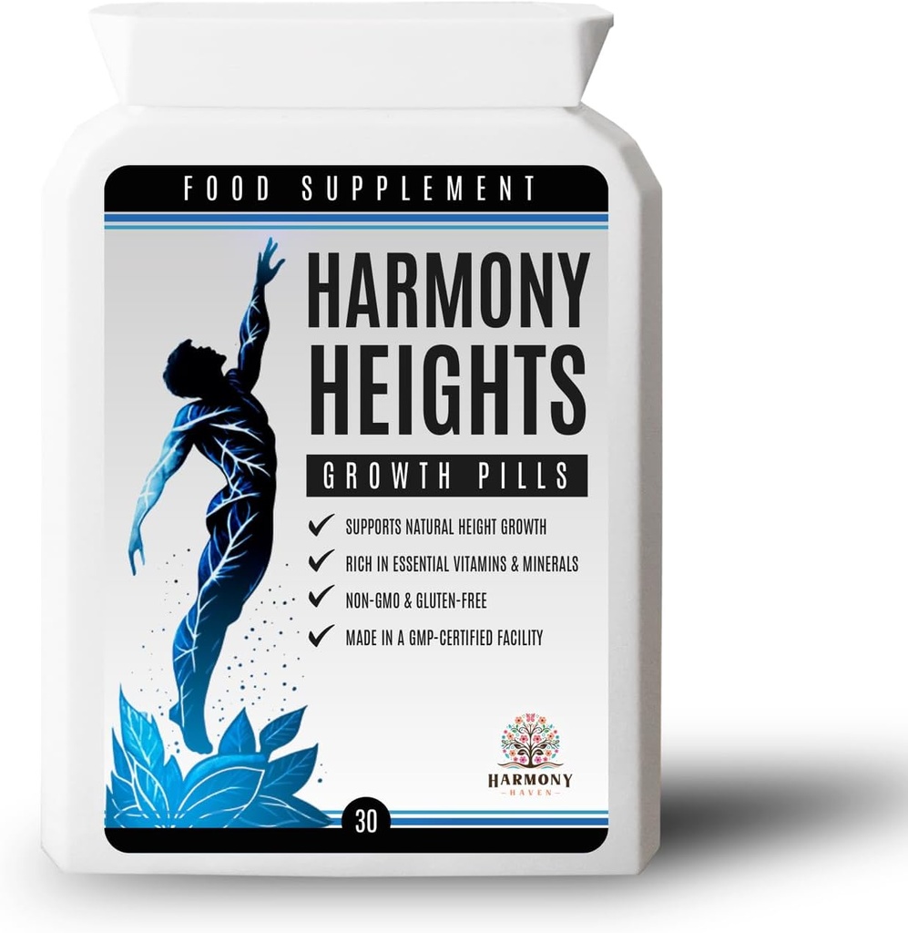Χάπια ανάπτυξης ύψους Harmony Heights - Κερδίστε το ύψος ενισχύοντας το χάπι 30