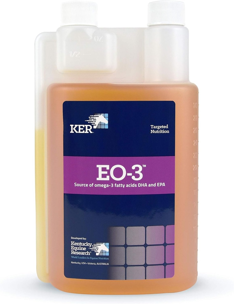 Kentuckyne Equi Research EO-3: DHA ve EPA Omega-3 Fatty Acid Supplement, 32 oz (32 hizmet)