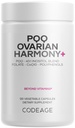 Kodaj PQ Ovarian Harmony+ Supplement - PQ (Pyrroloquinoline Quinone), Myo-Inositol & D-Chiro-Inositol 40:1, Folate 5-MTHF, CoQ10, Wild Blueberry - Liposomal Delivery - Non-GMO - 120 Capsules)