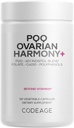 Kodaj PQ Ovarian Harmony+ Supplement - PQ (Pyrroloquinoline Quinone), Myo-Inositol & D-Chiro-Inositol 40:1, Folate 5-MTHF, CoQ10, Wild Blueberry - Liposomal Delivery - Non-GMO - 120 Capsules)