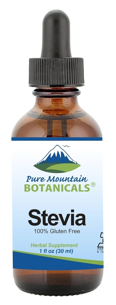 Pure Mountain Botanicals Liquid Stevia Drops - Φυσικό γλυκαντικό - Συμπυκνωμένη ζάχαρη Χωρίς Diabetic Friendly Ιδανικό για Keto Χαμηλό Carb και Vegan Diet Μεγάλη προσθήκη στο πρόγραμμα απώλειας βάρους