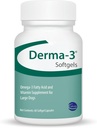 Ceva Derma-3 Softgels, Ωμέγα-3 λιπαρά οξέα & συμπλήρωμα βιταμίνης για μεγάλα σκυλιά (60 κόμη)