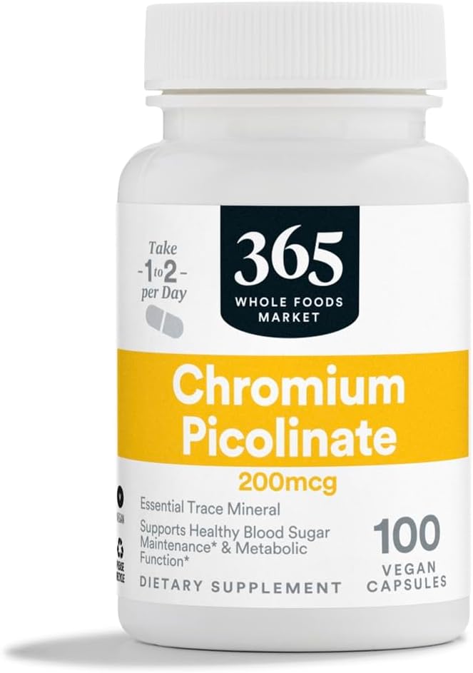 365 από το Whole Foods Market, Chromium Picolinate 200 MCG, 100 CT