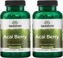 Swanson Acai Berry Antioksi Support 500 Milligrams 120 Capsules (2 Pack)