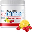 Dr. Boz - Keto BHB Toz - Raspberry Lemonade, 20 Hizmet - Keton İçilir - Enerjiyi Arttırmak - Max Strength Diyeter Supplement - Kalite Test Edildi - ABD'de 9.6oz (272g)