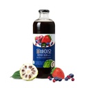 JAVA NONI JUICE EXTRACT with 7 BERRY BLEND - 33.8 fl oz (1L) Şişe - %100 Pure Resveratrol & Fermented by ALLBIO