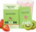 Goods Gut Guardian, Organik Fiber, Probiyotik & Prebiyotik Toz, Sugar Free, Herbs for Bloat, Gut Health Support, Digestive Health for Men & Women, Non GMO, Vegan, Strawberry Kiwi, 15 Count