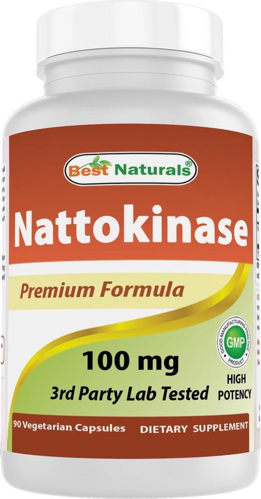En İyi Doğallar Nattokinase, 2000 FU, 100 Mg, 90 Vegetarian Capsules