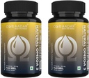 AADAR Natural Omega 3 Vegan Fatty Acid & Immunity Supplement for Men and Women |Flaxseed Arjuna Walnut No Fish Oil | 60 Capsules (Pack of 2)