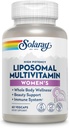 SOLARAY Liposomal Multivitamin for Women,Boostd Abpole, High Potency w/Iron, Vitamin D, C, B12, Biotin, CoQ10, Immune Support, Bone Health, Vegan, 30 Hizmet, 60 VegCaps