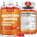 2 Pack High Abxia Magnezyum Glycinate Gummies, Magnezyum Gummies for Women, Men and Kids, Sağlıklı Rahatlama, zzZ, Kas, Bone & Energy