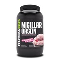 NutraBio Casein Protein Tozu, Micellar Casien Toz, 25g Slow Digesting Protein, Seni Tam, Gece Kas Kurtarma ve Büyüme, BCAA & EAA, Gluten Free, Soy Free, 2lb Strawberry Buz Kremi