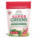 Ülke Çiftleri Super Greens Berry Flavor, 50 Organik Süper Gıdalar, USDA Organik İçecek Mix (Wair Grass, Spirulina, Chlorella) Mushrooms & Probiyotiks, Fiber, Gut Health, Natural Energy, 30 Hizmetler