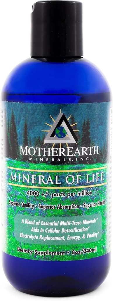 Mother Earth Minerals - Angstrom Minerals, Life Mineral - 8 Ounce