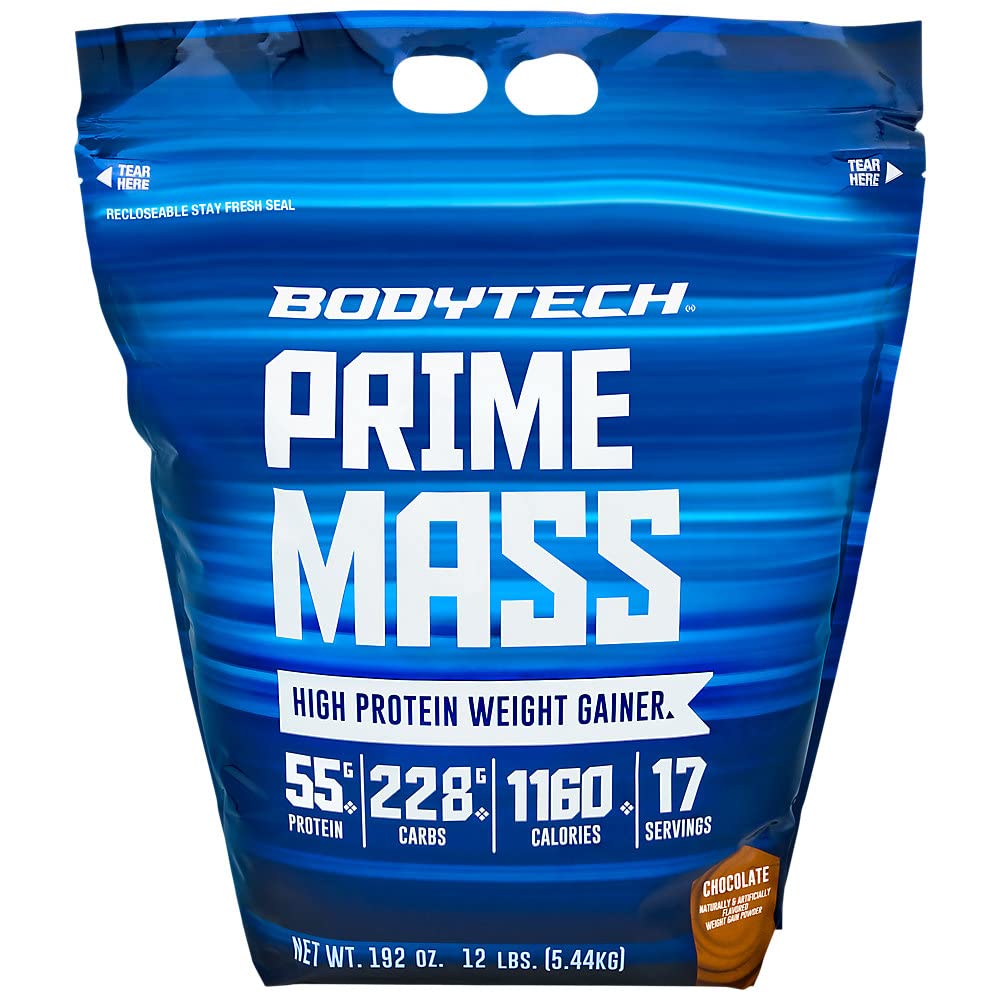 BODYTECH Prime Mass- Chocolate (12 lbs./17 hizmet)