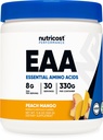 Nutricost EAA Toz 30 Hizmetler (Peach Mango) - Essential Amino Asitler - Non-GMO, Gluten Free, Vegetarian Friendly Friendly Friendly
