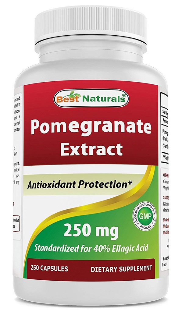 Best Naturals εκχύλισμα Ρόδι 250 mg 250 κάψουλες