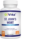 St. John's Wort 500 mg (Tablets), Herbal Formulation, Vegan, Non-GMO, Up to 100 Days of Supply