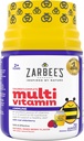 Zarbee's Complete Kids Multivitamin Gummies + Immune Support, Berry Flavor, Honey-Sweetized, Gluten-Free & Gelatin-Free, Vitamins A, C, D3, E, B6, B12, Folic Acid & B-Complex, 70